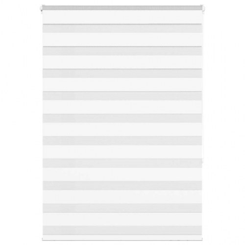 Zebragardin hvid 115×150 cm - stofbredde 110,9 cm, polyester