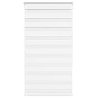 Zebragardin hvid 80x150 cm stofbredde 75,9 cm polyester
