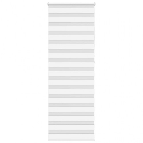 Zebragardin - hvid 70×230 cm, stofbredde 65,9 cm, polyester
