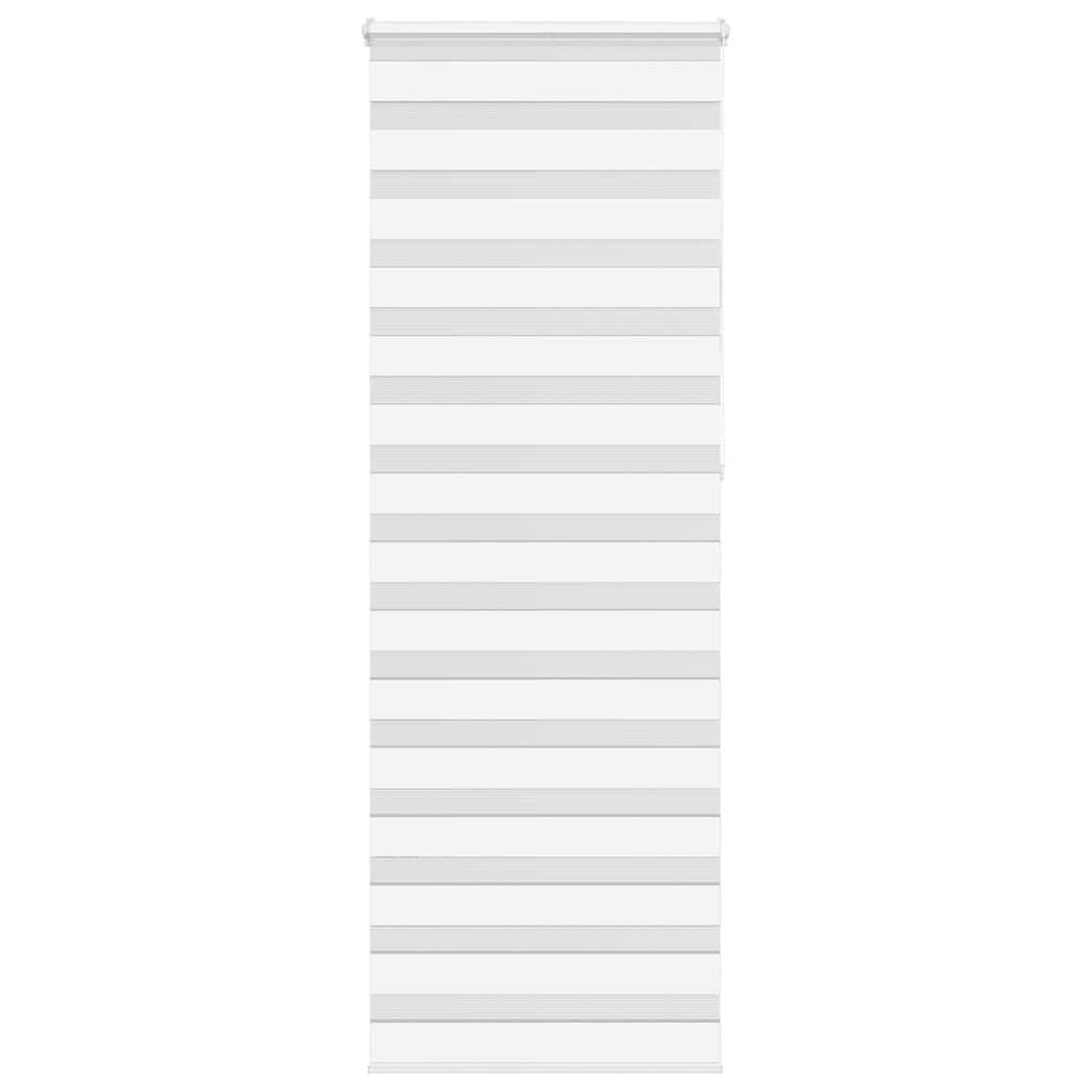 Zebragardin hvid 70x230 cm stofbredde 65,9 cm polyester