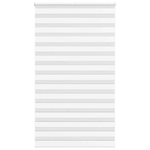 Zebragardin hvid 130x200 cm stofbredde 125,9 cm polyester