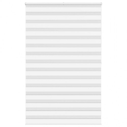 Zebragardin - hvid 150×200 cm, stofbredde 145,9 cm, polyester