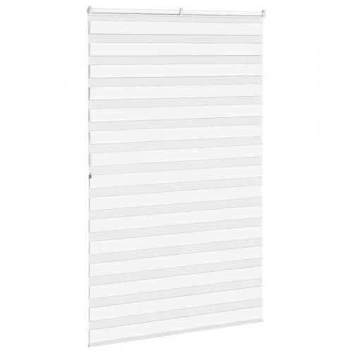 Zebragardin - hvid 150×200 cm, stofbredde 145,9 cm, polyester