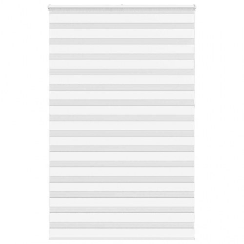 Zebragardin - hvid 150 × 230 cm, stofbredde 145,9 cm, polyester