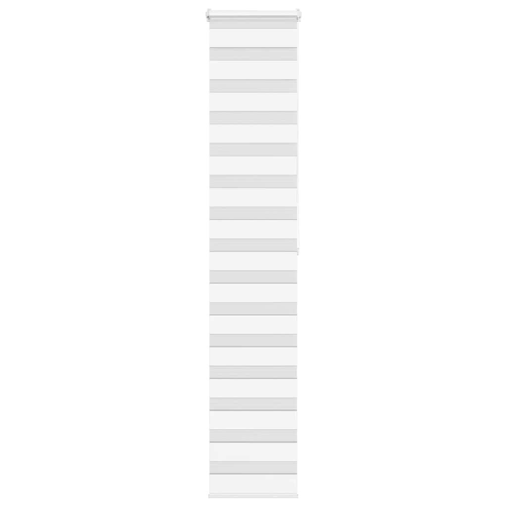 Zebragardin hvid 45x200 cm stofbredde 40,9 cm polyester
