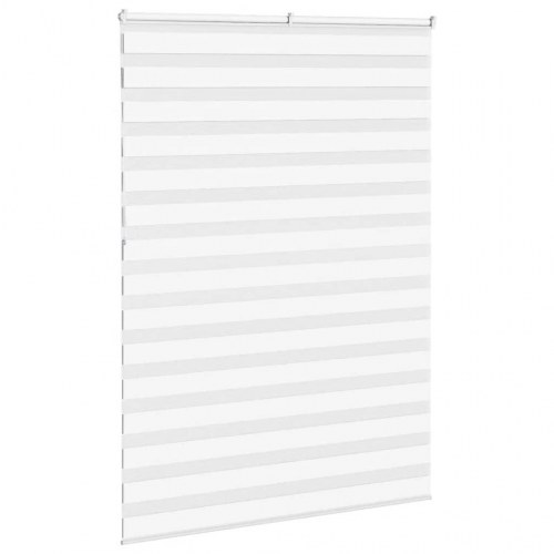 Zebragardin - hvid 165×230 cm, stofbredde 160,9 cm, polyester