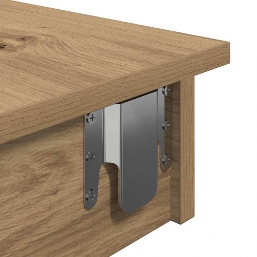 Vægmonteret barbord 102 × 45 × 103,5 cm i konstrueret træ - kunsteg