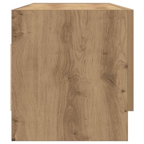 Garderobeskab 100x32,5x35 cm konstrueret træ kunsteg