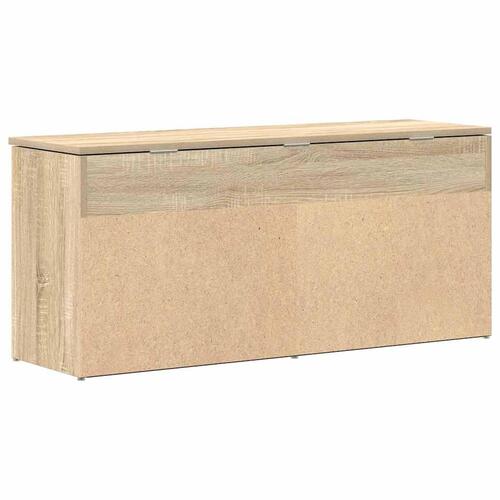Skobænk 102x30,5x45 cm konstrueret træ sonoma-eg