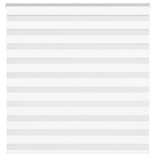 Zebragardin - hvid 145×150 cm, stofbredde 140,9 cm, polyester