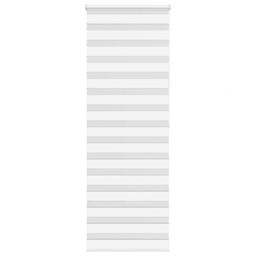 Zebragardin - hvid 90×200 cm, stofbredde 85,9 cm, polyester