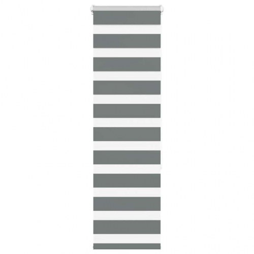 Zebragardin mørkegrå 45×150 cm - stofbredde 40,9 cm, polyester