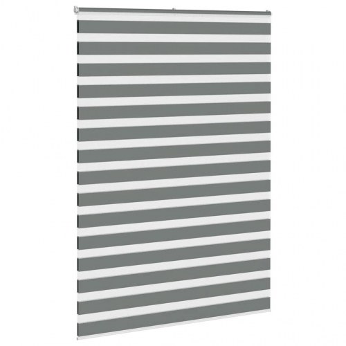 Zebragardin mørkegrå 160×230 cm - stofbredde 155,9 cm, polyester