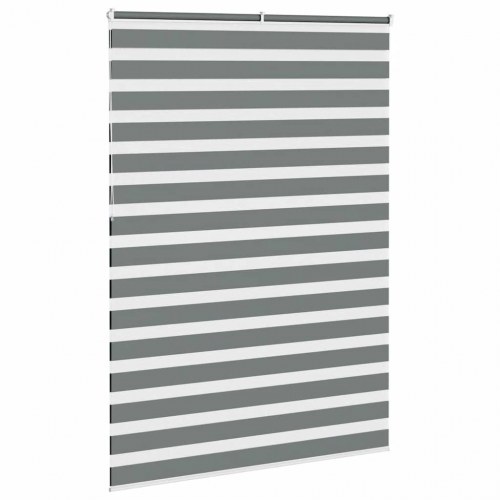 Zebragardin mørkegrå 160×230 cm - stofbredde 155,9 cm, polyester