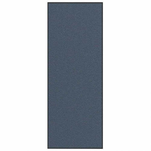 Dørmåtte - blå 115 × 300 cm, skridsikker og vaskbar