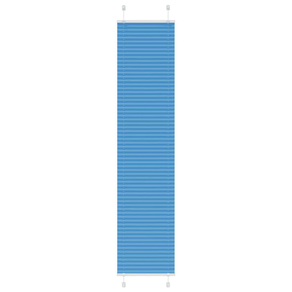Plisségardin Blå 50x200 cm Stofbredde 49,4 cm Polyester