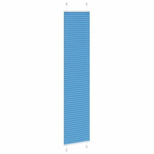 Plisségardin Blå 50x200 cm Stofbredde 49,4 cm Polyester