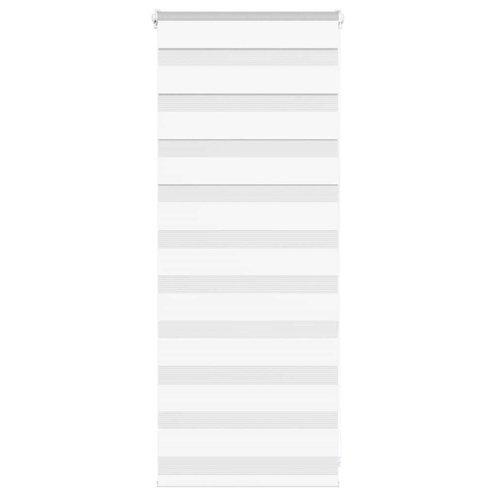 Zebragardin hvid 60x100 cm stofbredde 55,9 cm polyester