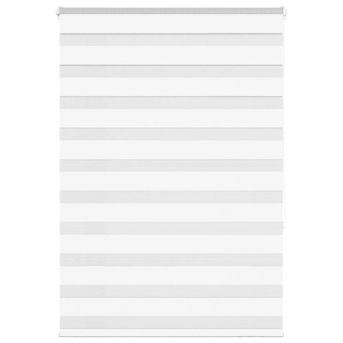 Zebragardin - hvid 95×150 cm, stofbredde 90,9 cm, polyester
