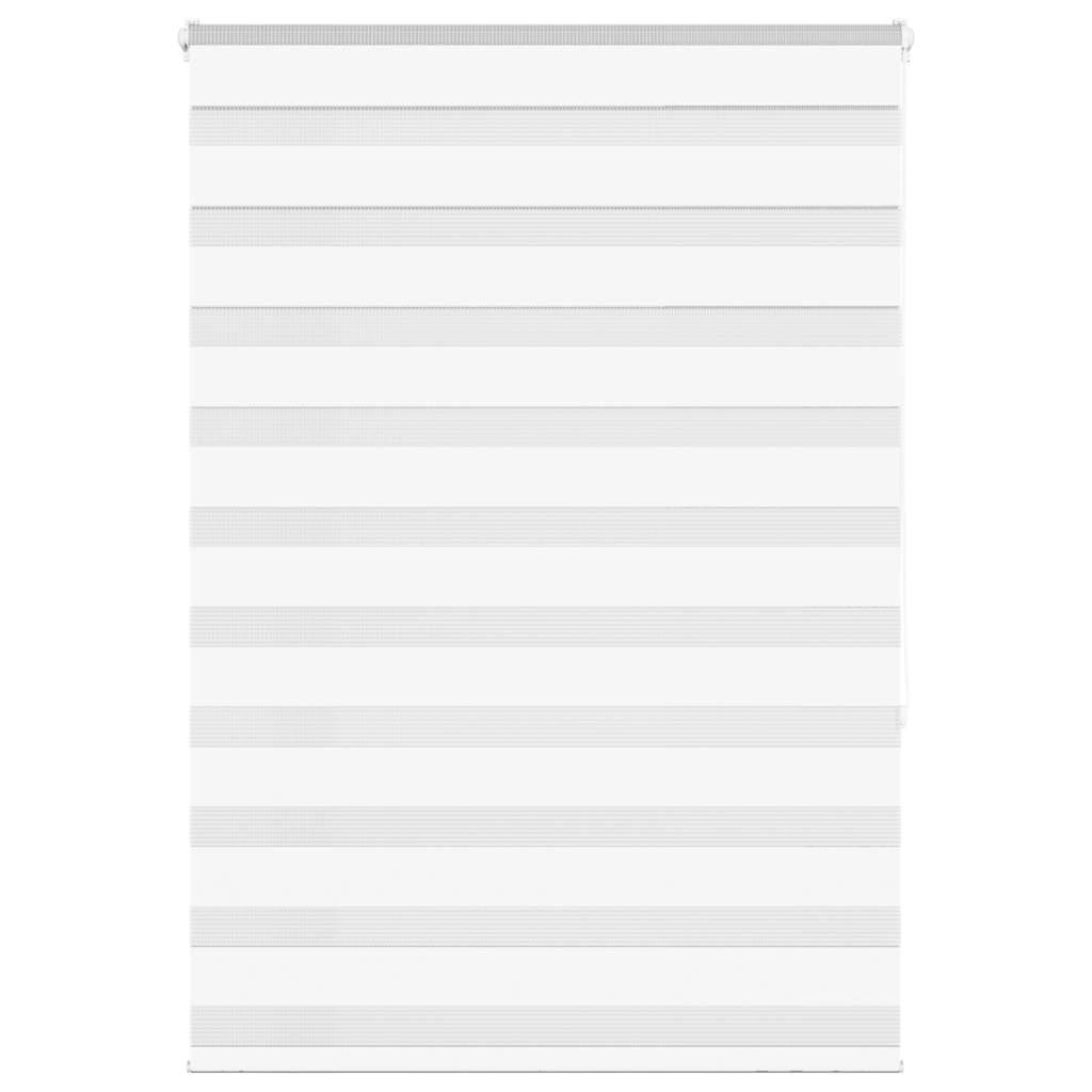 Zebragardin hvid 95x150 cm stofbredde 90,9 cm polyester billede