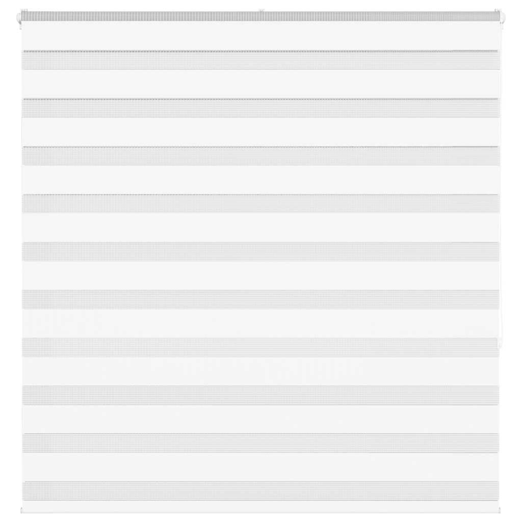 Zebragardin hvid 140x150 cm stofbredde 135,9 cm polyester