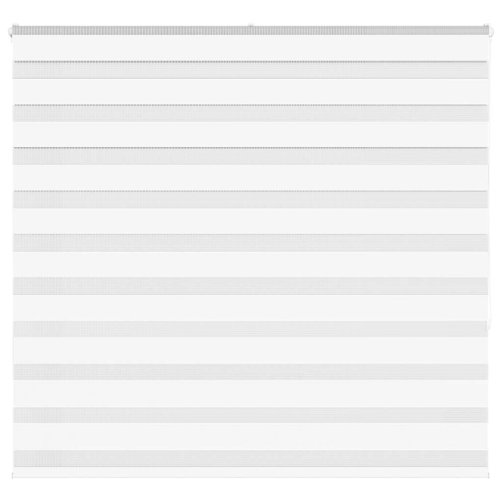 Zebragardin hvid 165x150 cm stofbredde 160,9 cm polyester