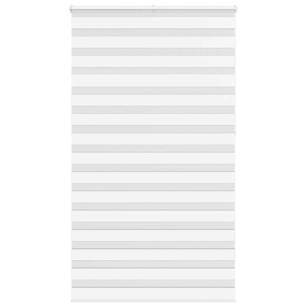 Zebragardin hvid 125x230 cm stofbredde 120,9 cm polyester billede
