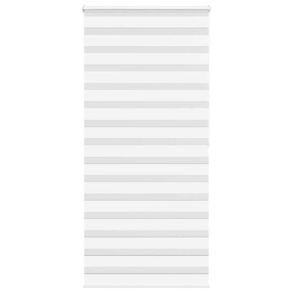Zebragardin hvid 105x200 cm stofbredde 100,9 cm polyester