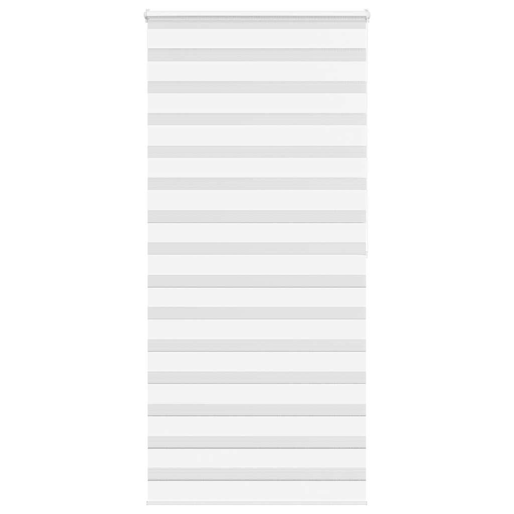 Zebragardin hvid 95x200 cm stofbredde 90,9 cm polyester