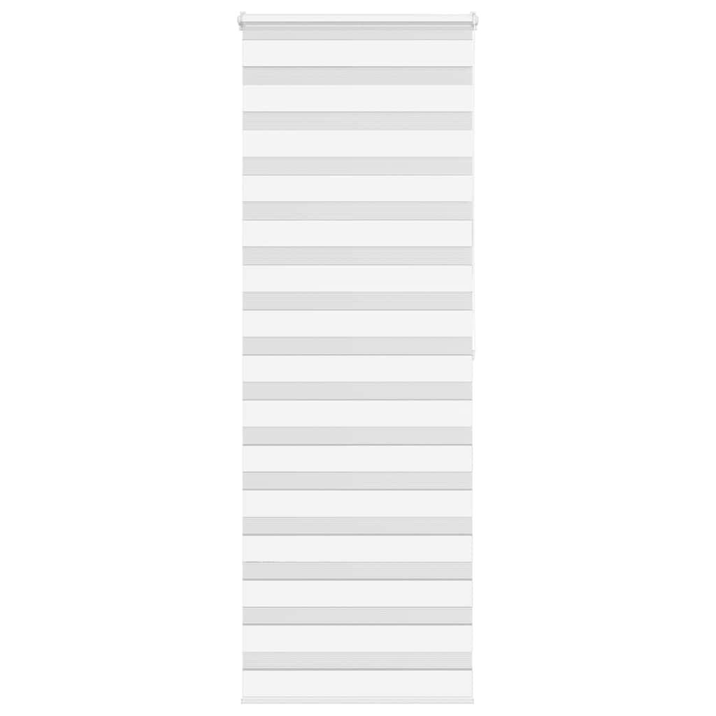 Zebragardin hvid 70x200 cm stofbredde 65,9 cm polyester billede