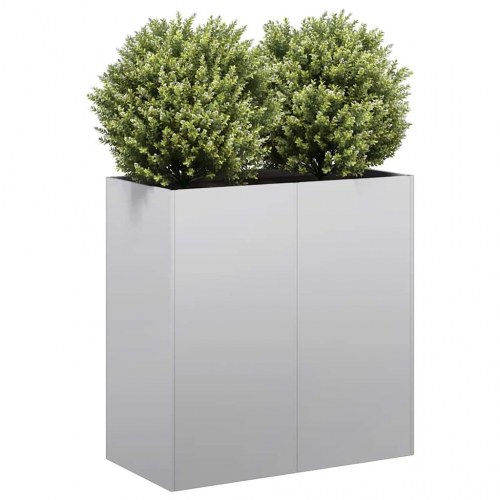 Plantekasse 80×40×80 cm i galvaniseret stål - højbed til have og terrasse