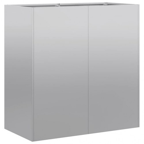 Plantekasse 80×40×80 cm i galvaniseret stål - højbed til have og terrasse
