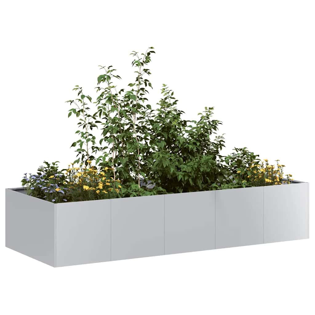 Plantekasse 200x80x40 cm galvaniseret stål