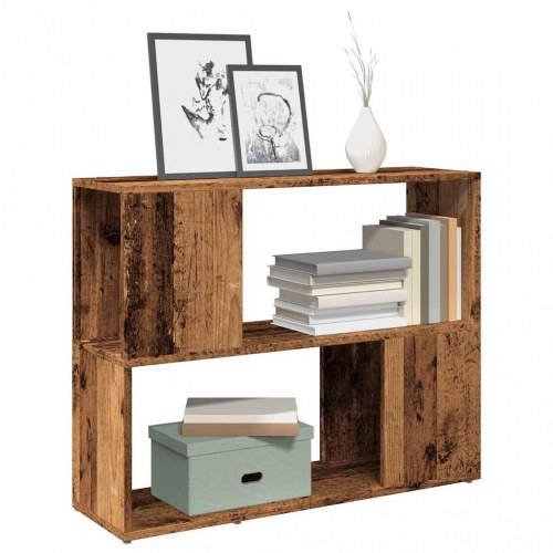 Bogreol/rumdeler 80×24×63 cm - gammelt trælook