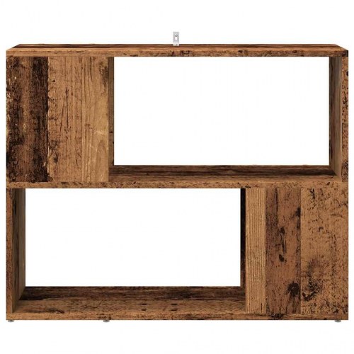 Bogreol/rumdeler 80×24×63 cm - gammelt trælook