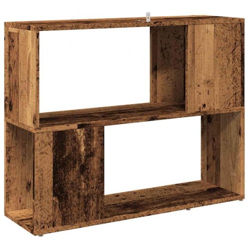 Bogreol/rumdeler 80×24×63 cm - gammelt trælook