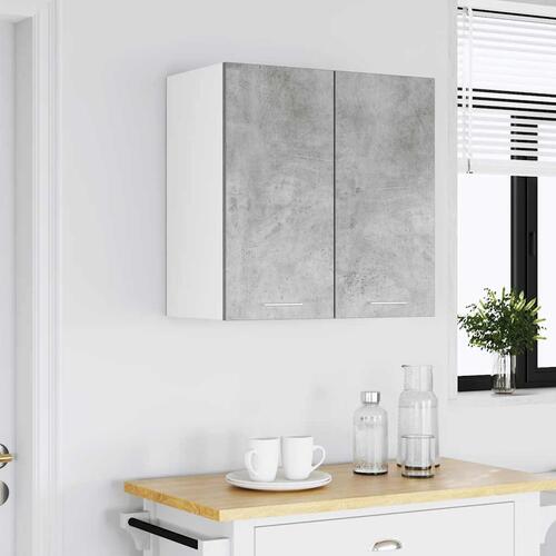 Vægskab til køkken 60x31x60 cm konstrueret træ betongrå