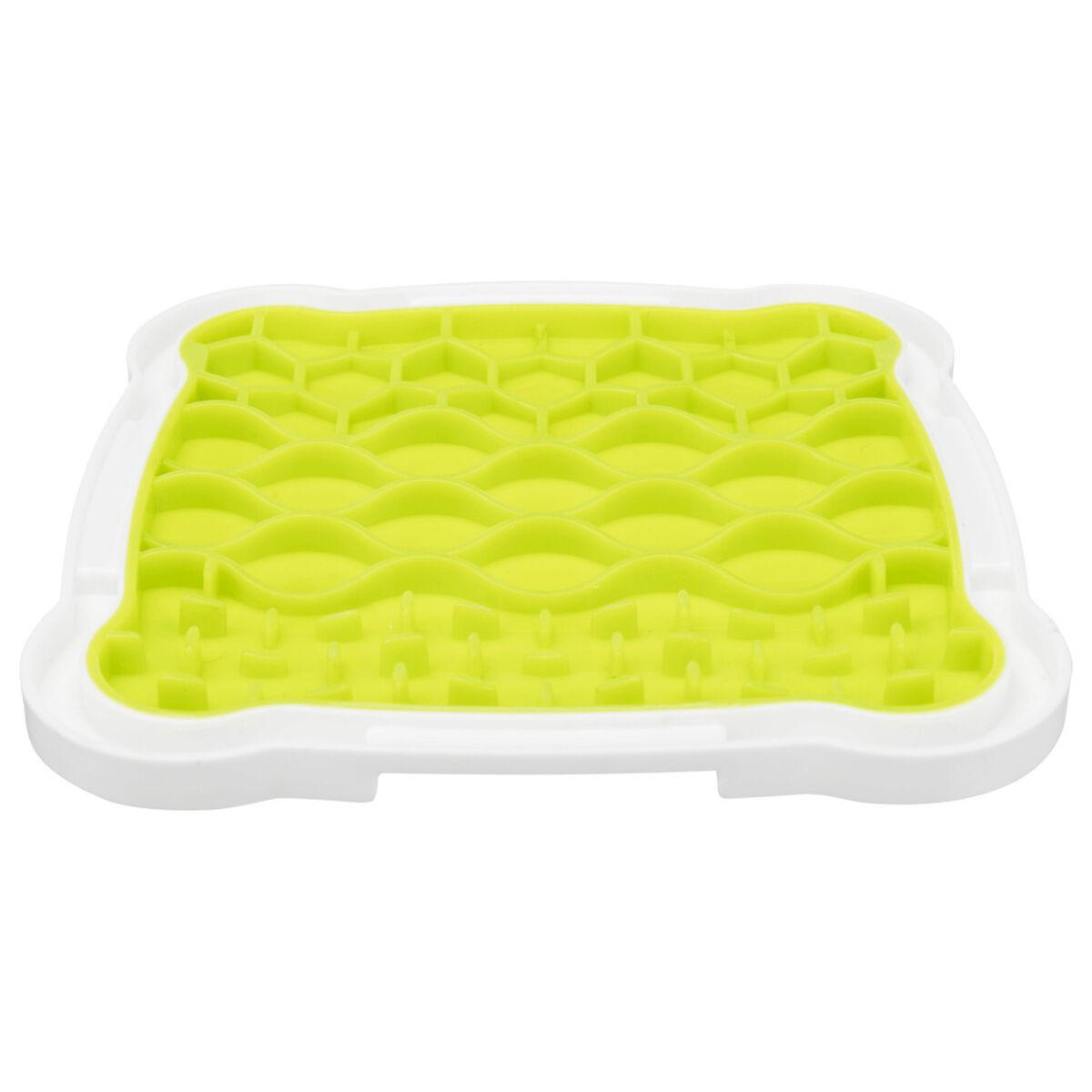 Madskål til kæledyr Trixie - grøn, 20 × 20 cm billede