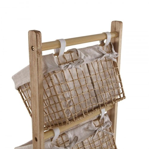 Versa Nadir badeværelsesreol - brun, 35 × 102 × 35 cm