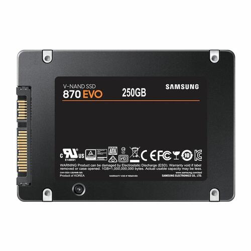 Harddisk Samsung MZ-77E250B/EU 2,5" 250 GB SSD SATA Sort 250 GB SSD