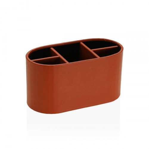 Versa fjernbetjeningsholder i terrakotta - 10 × 11 × 20 cm