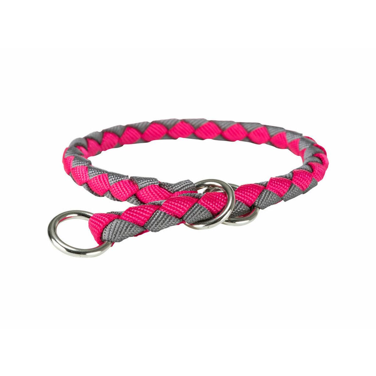 Hundehalsbånd træning Trixie Cavo grafit/fuchsia 25-31 cm