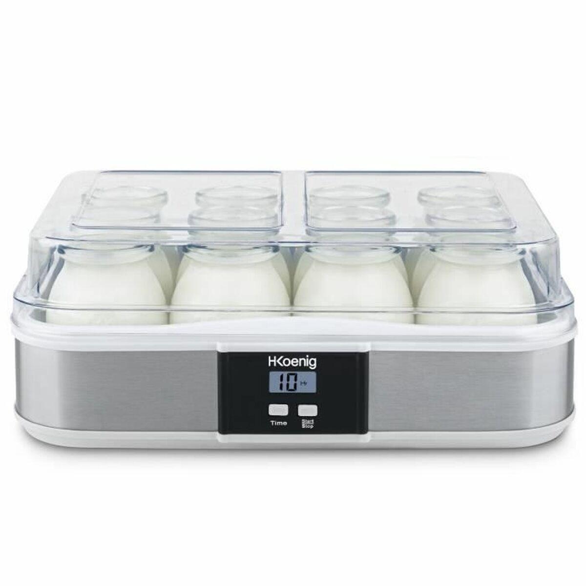 Hkoenig yoghurtmaskine - 2,4 l med 12 glas billede