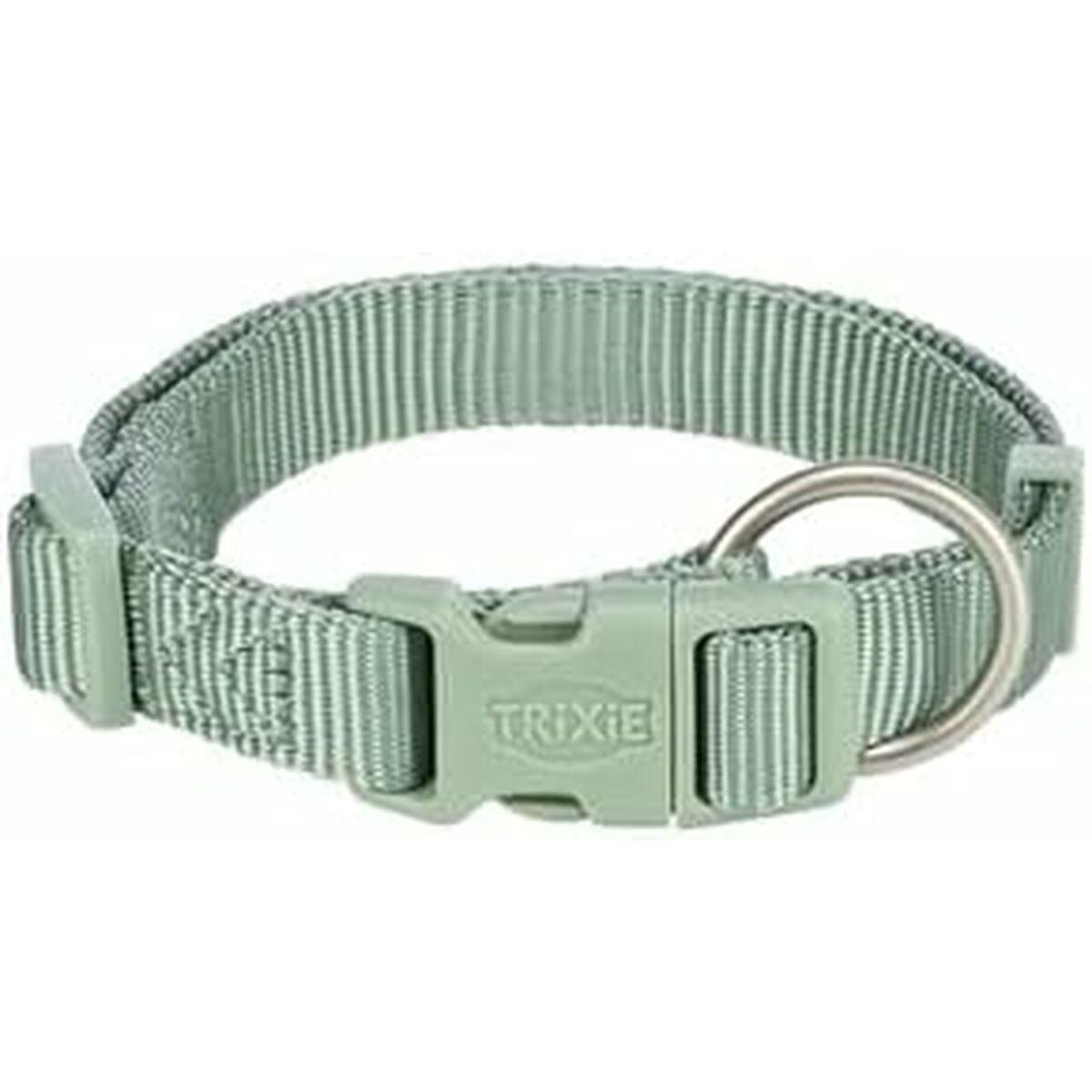 Hundehalsbånd Trixie Premium - grøn M/L 35-55 cm