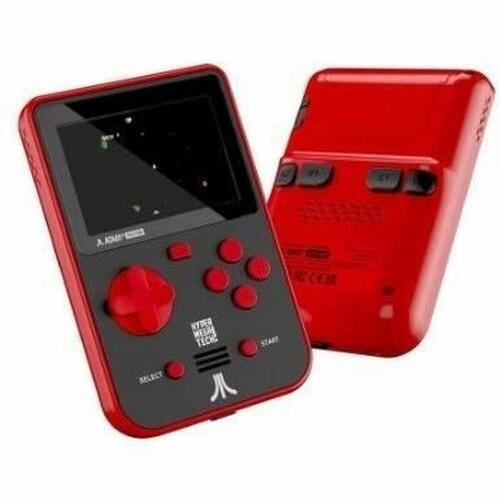 Just For Games - bærbar retro-spilkonsol (sort/rød)