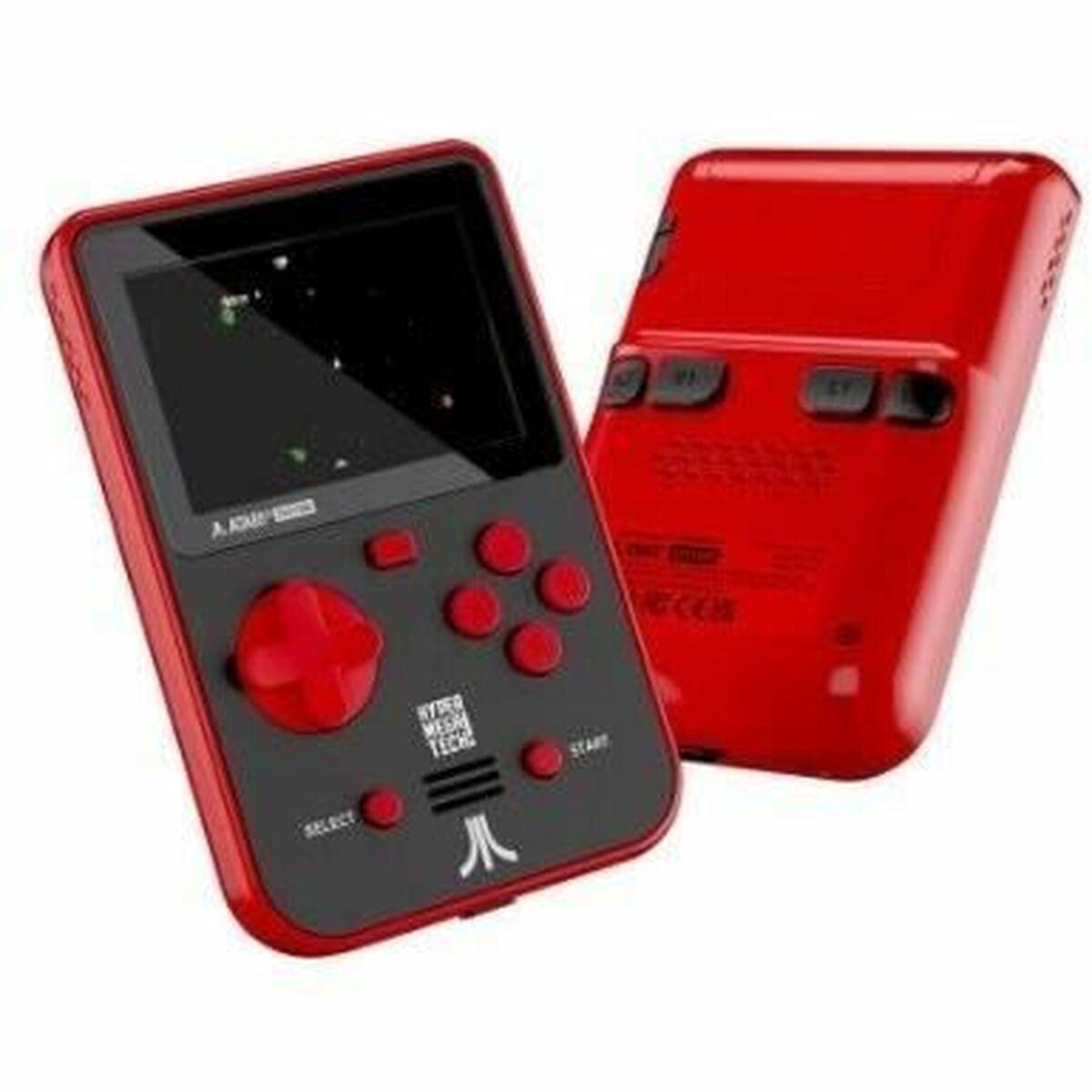 Just For Games - bærbar retro-spilkonsol (sort/rød)