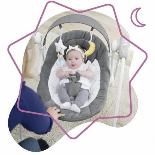 Badabulle babyhængekøje / babyswing med legebøjle