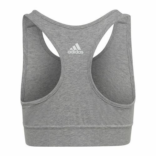 Sports-BH Adidas Essentials Linear Logo Grå 11-12 år