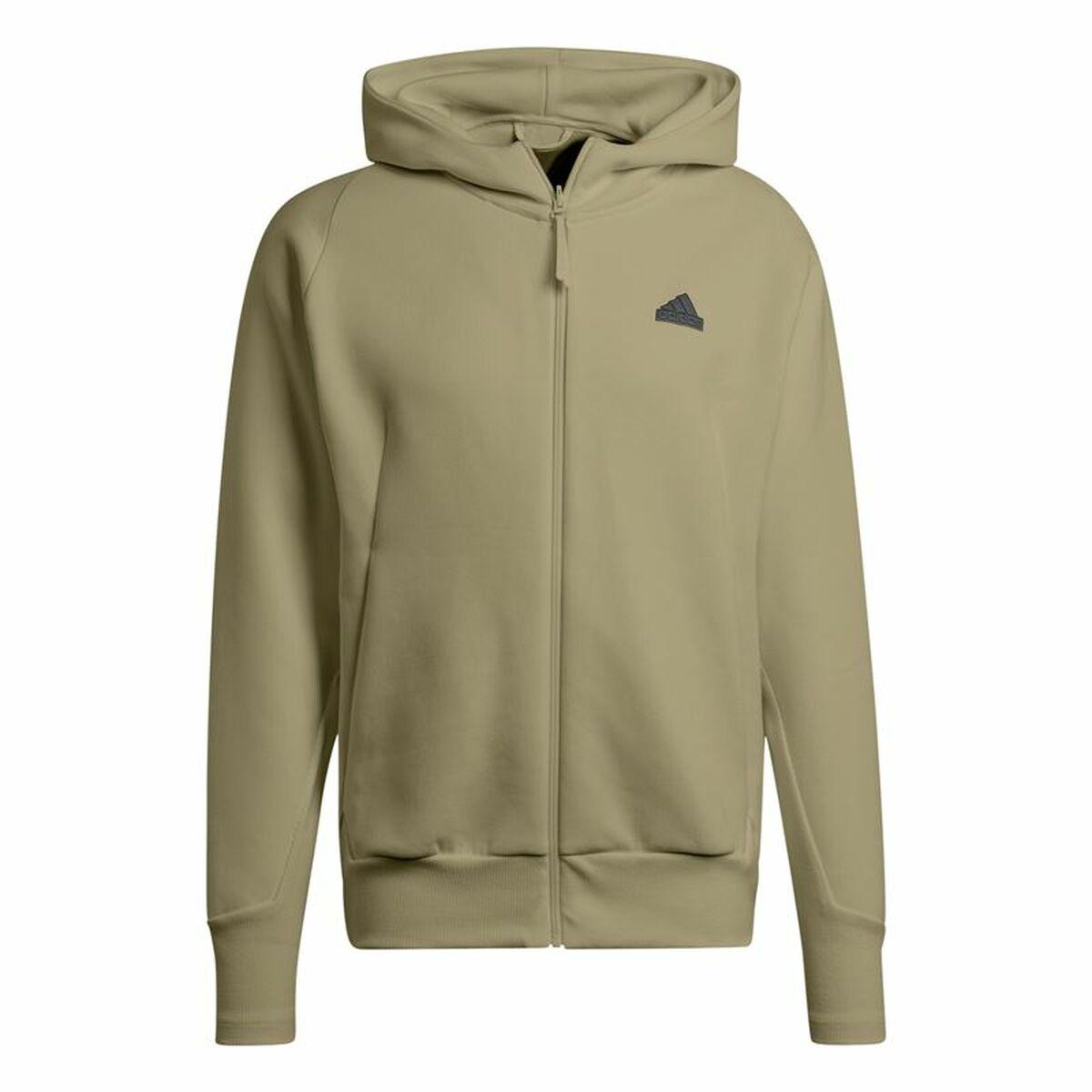 Hættetrøje til Mænd Adidas Z.N.E. Pr Brun Khaki XL