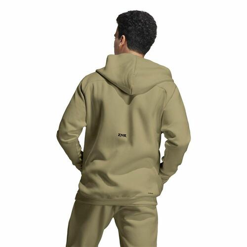 Hættetrøje til Mænd Adidas Z.N.E. Pr Brun Khaki XL